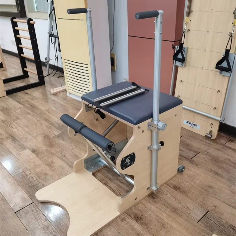 Home Pilates Yoga - YTYIN プロ仕様ホームジムセット | オーク材ピラティス・リフォーマー、ヨガ＆ワークアウト用ワンダチェア