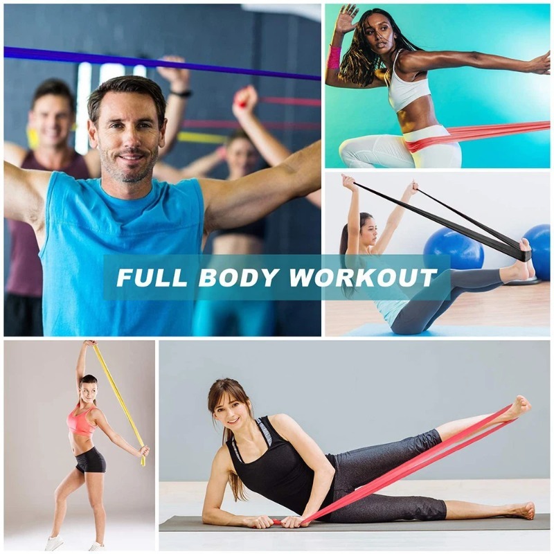 天然ラテックス製レジスタンスバンド、ヨガ、ピラティス、ホーム - Home Pilates Yoga のレビューと価格