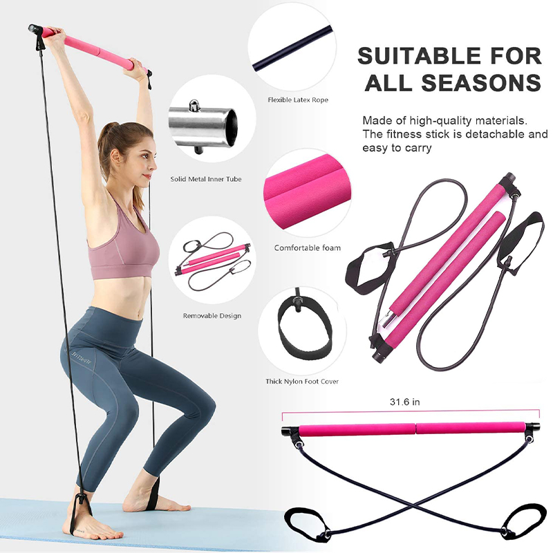 多機能ピラティスバーコンビネーションフィットネスバーヨガ胸部 - Pilates And Yoga Combined のレビューと価格