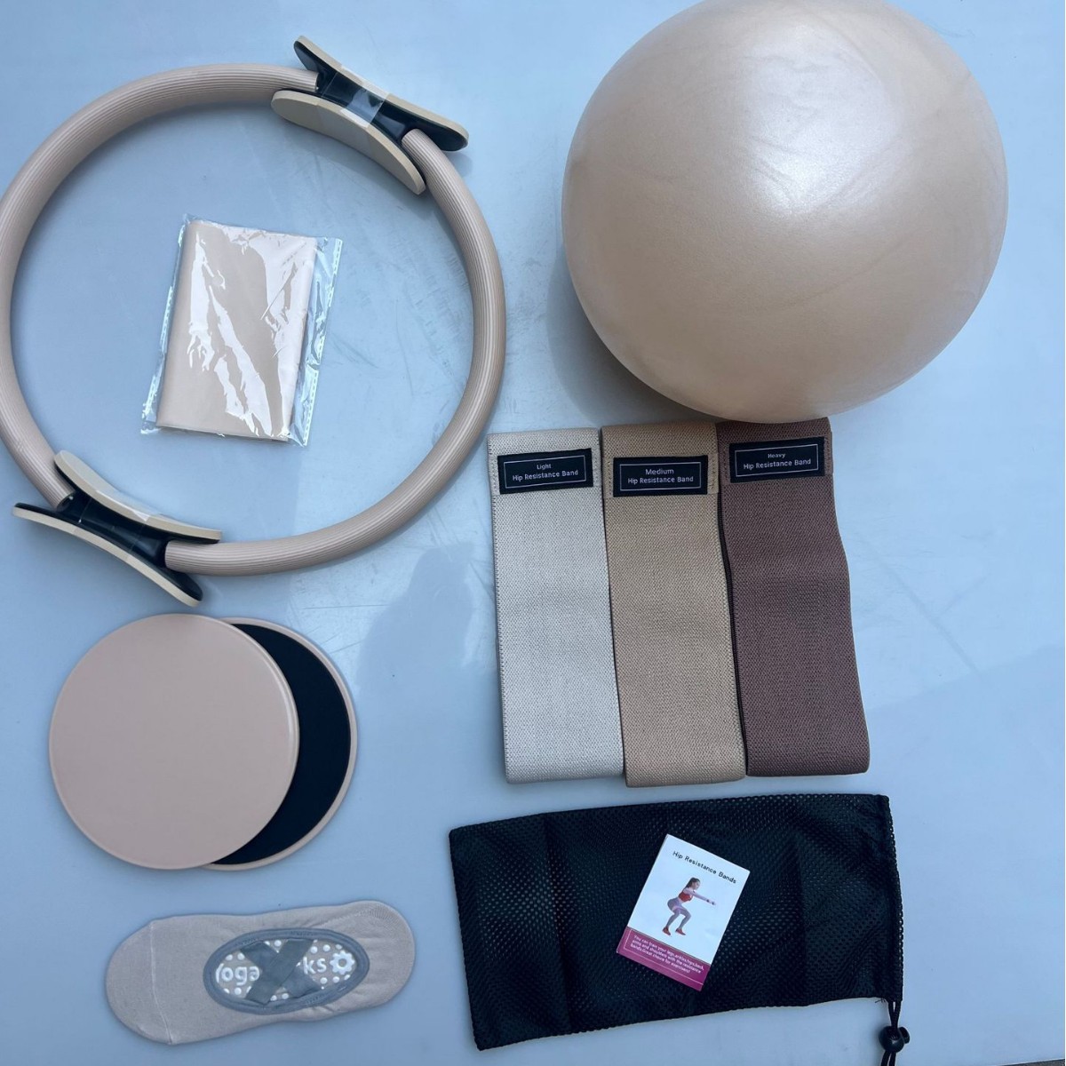 ピラティスリング マルチピース ストレッチ補助ベルト シリコ - Pilates And Yoga Combined のレビューと価格