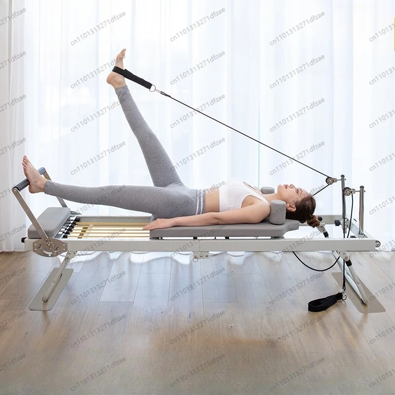 ホームフィットネスピラティスリフォーマー器具、折りたたみ式大 - Pilates Yoga For Weight Loss のレビューと価格