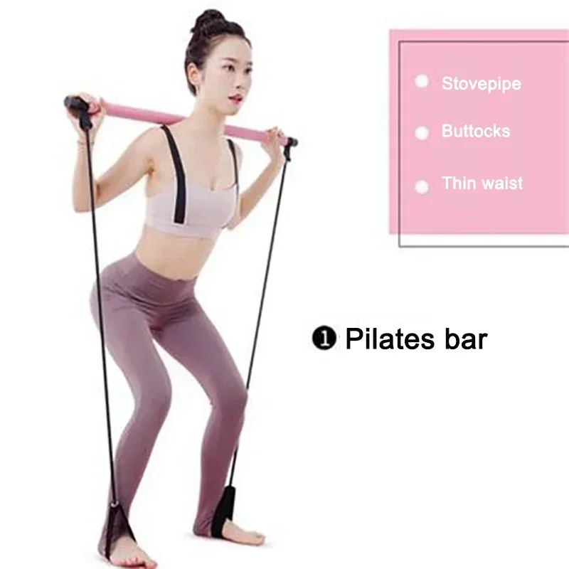 ラリーヨガピラティスバー ピラティスロープ 多機能フィットネ - Pilates Yoga For Weight Loss のレビューと価格