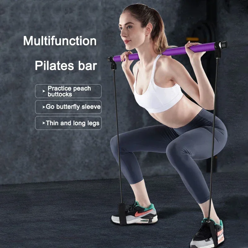 ラリーヨガピラティスバー ピラティスロープ 多機能フィットネ - Pilates Yoga For Weight Loss のレビューと価格