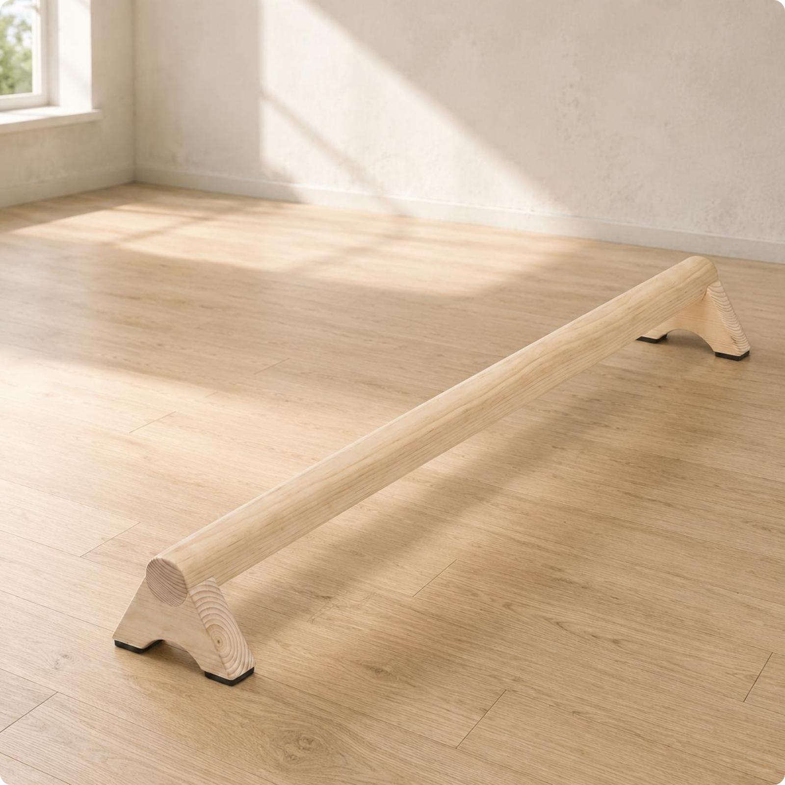 バランスビームトレーナー木製エクササイズボード ジム、家庭、 - Home Pilates Yoga のレビューと価格