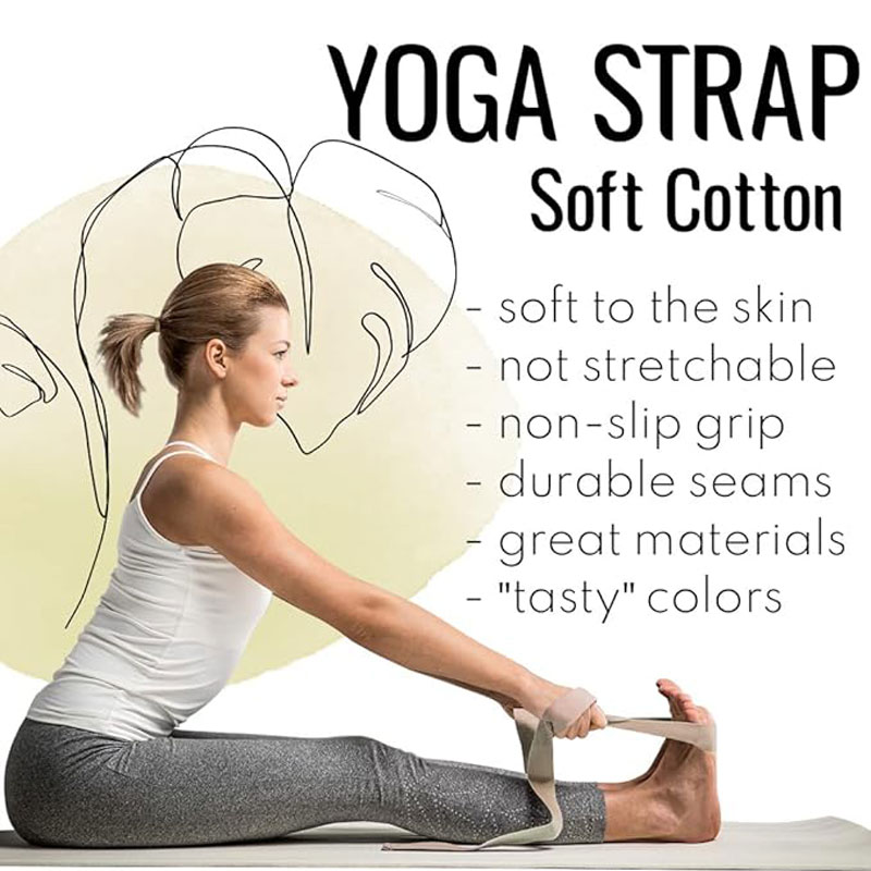 調節可能な滑り止めストラップ、ヨガ、ピラティス、ストレッチ、 - Mat Pilates Yoga のレビューと価格