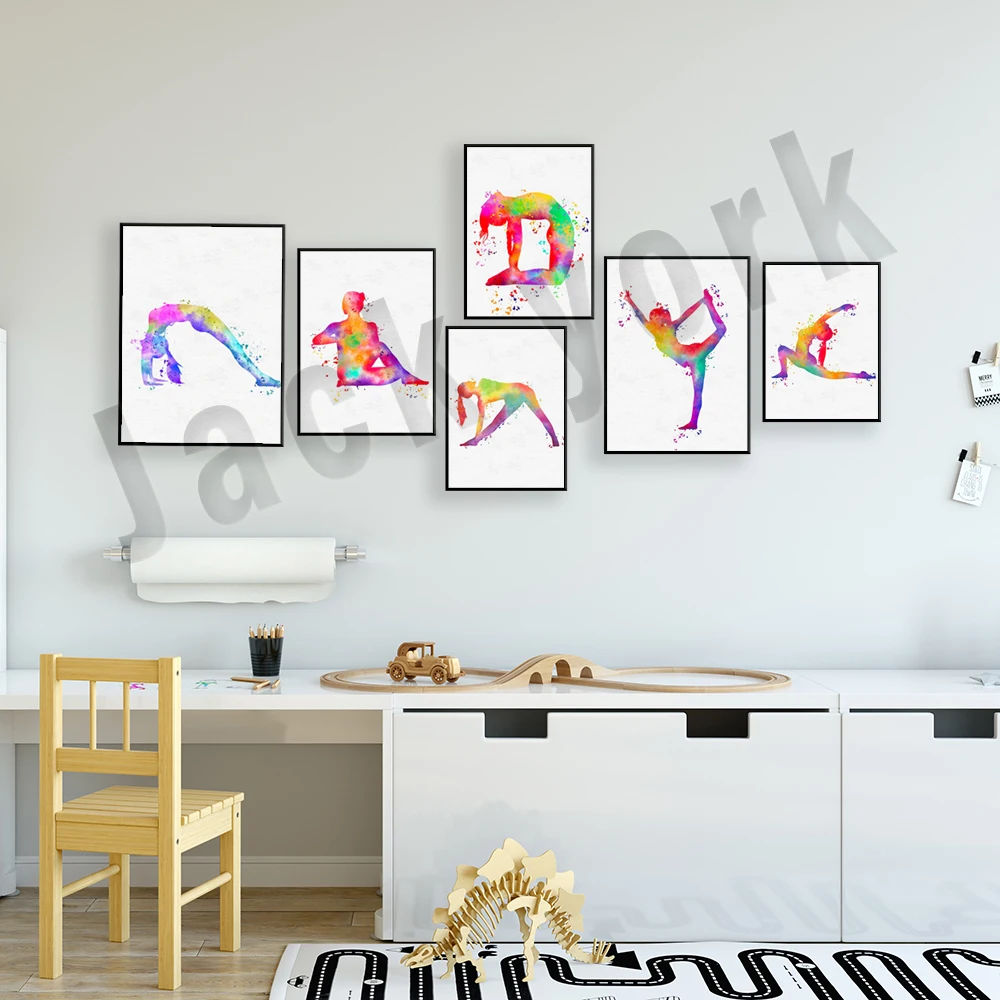 ダンスキングヨガプリント、女性ダンス、ピラティスポスター、ヨ - Pilates And Yoga Combined のレビューと価格
