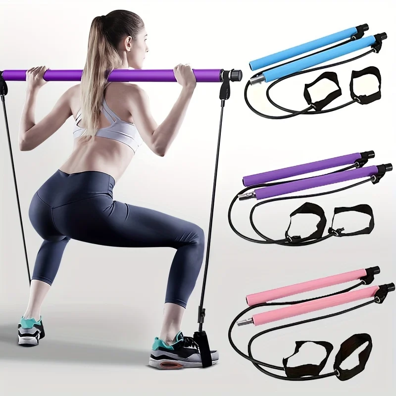 フィットネスバーヨガ胸部拡張テンションロープバックトレーナー - Pilates And Yoga Combined のレビューと価格